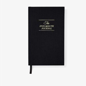 Black Five Minute Journal